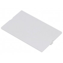 P05040201F.BL; Front panel; without frame,with holder; grey; ITALTRONIC