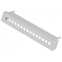 P05050201T.BL; Terminals cover; 5.08mm; Holes no: 15; ITALTRONIC