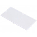 P05050721F; Front panel; without frame,with holder; transparent; ITALTRONIC