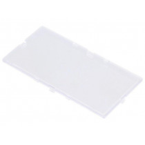 P05050721F; Front panel; without frame,with holder; transparent; ITALTRONIC