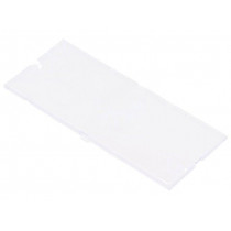 P05060721F; Front panel; without frame,with holder; transparent; ITALTRONIC