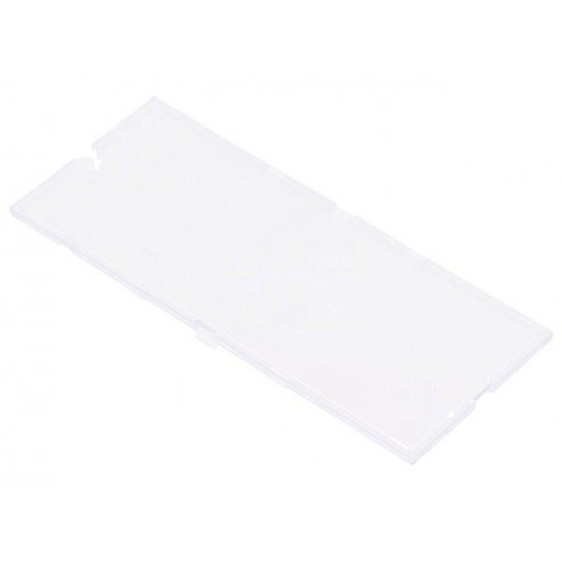 P05060721F; Front panel; without frame,with holder; transparent; ITALTRONIC