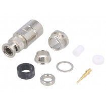 J01000A1940; Plug; BNC; male; straight; 50Ω; RG213,RG214,RG216,RG393; clamp; TELEGÄRTNER