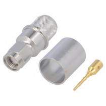 J01150A0588; Plug; SMA; male; straight; 50Ω; B7810A,B9913,CNT-400,LMR400; TELEGÄRTNER