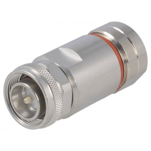 J01440A0005; Connector: 4.3-10; male; for cable; straight; plug; 50Ω; IP68; clamp; TELEGÄRTNER