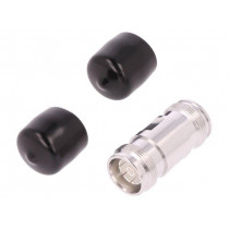 J01442C0001; Coupler; for cable; straight; both sides,4.3-10 socket; TELEGÄRTNER