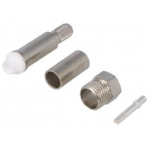 J01701A0007; Plug; FME; female; straight; crimped; for cable; TELEGÄRTNER J01701A0007; Plug; FME; female; straight; crimped; for cable; TELEGÄRTNER