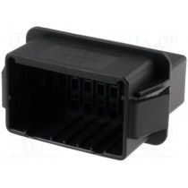 J21DPM-16V-KX; Wire-wire; plug; male; J2000; 2.5mm; PIN: 16; for cable; 250V; 4.6A; JST