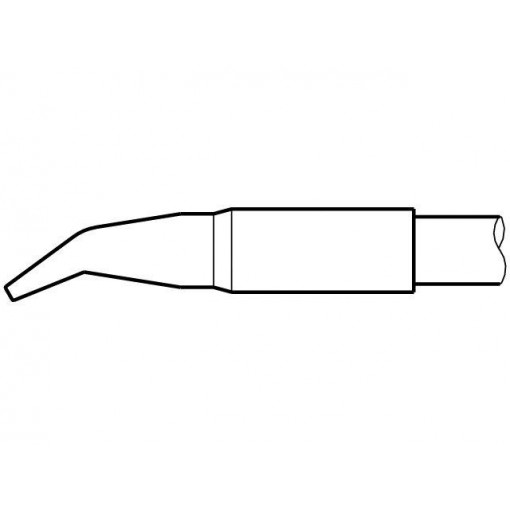 C250-412; Tip; bent chisel; 4.8x1.5mm; longlife; JBC TOOLS