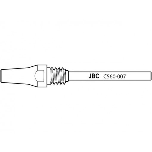 C560-007; Nozzle: desoldering; 4.8x2.4mm; Features: longlife; JBC TOOLS