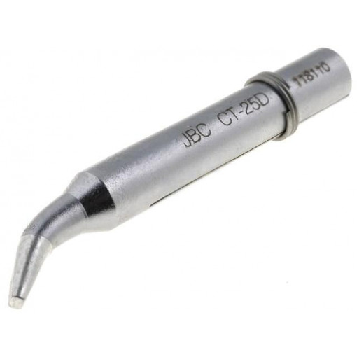CT25D; Tip; bent chisel; 3x1.8mm; for  JBC-55N230 soldering iron; JBC TOOLS