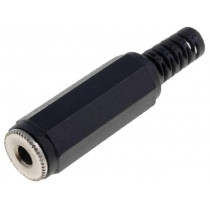 JC-121; Plug; Jack 3,5mm; female; mono; with strain relief; straight; NINIGI