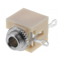 JC-204S; Socket; Jack 3,5mm; female; stereo; for panel mounting; soldering; NINIGI