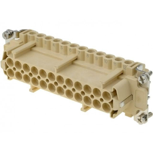 JNEF 24; Connector: rectangular; female; JEI; PIN: 24; 24+PE; size 104.27; ILME