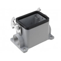 JCVP 06 L; Enclosure: for HDC connectors; JEI; size 44.27; closed; IP65; PG16; ILME