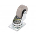 JDPE 0401 1001; Transport wheel; Ø: 40mm; W: 15mm; H: 58mm; torsional; 30kg; COLSON JDPE 0401 1001; Transport wheel; Ø: 40mm; W: 15mm; H: 58mm; torsional; 30kg; COLSON