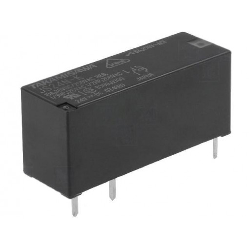 JS-24N-K; Relay: electromagnetic; SPDT; Ucoil: 24VDC; 8A/250VAC; 8A/24VDC; 8A; FUJITSU