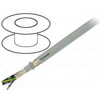 15963; Wire: control cable; JZ-HF-CY; 4G1mm2; PVC; grey; stranded; Cu; 1mm2; HELUKABEL