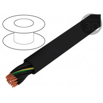 10347; Wire; JZ-500-BK; 25G0,5mm2; unshielded; 300/500V; PVC; Cu; stranded; HELUKABEL