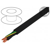 10358; Wire; JZ-500-BK; 4G1mm2; unshielded; 300/500V; PVC; Cu; stranded; HELUKABEL