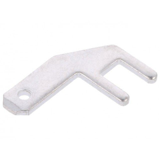 K16-00AH; Terminal: flat; 3.3mm; 0.8mm; male; THT; brass; tinned; angled 90°; DEGSON ELECTRONICS