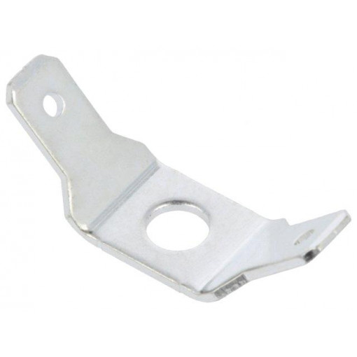 K19-00AH; Terminal: flat; 4.8mm; 0.8mm; 2 x male; double; screw; brass; tinned; DEGSON ELECTRONICS