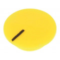 CL1772; Cap; plastic; push-in; yellow; Application: K21; CLIFF CL1772; Cap; plastic; push-in; yellow; Application: K21; CLIFF