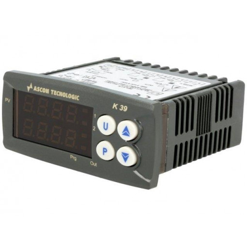 K39-LCRR; Module: regulator; temperature; SPDT; OUT 2: SPDT; on panel; 24VAC; ASCON TECNOLOGIC K39-LCRR; Module: regulator; temperature; SPDT; OUT 2: SPDT; on panel; 24VAC; ASCON TECNOLOGIC
