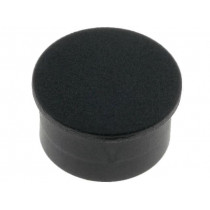 K85 CAPS BLACK PLAIN; Cap; thermoplastic; push-in; black; CLIFF