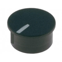 K85 CAPS BLACK; Cap; thermoplastic; push-in; Pointer: white; black; CLIFF