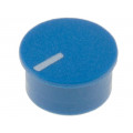 K85 CAPS BLUE; Cap; thermoplastic; push-in; Pointer: white; blue; CLIFF K85 CAPS BLUE; Cap; thermoplastic; push-in; Pointer: white; blue; CLIFF