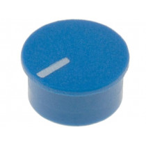 K85 CAPS BLUE; Cap; thermoplastic; push-in; Pointer: white; blue; CLIFF