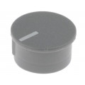 K85 CAPS GREY; Cap; thermoplastic; push-in; Pointer: white; grey; CLIFF K85 CAPS GREY; Cap; thermoplastic; push-in; Pointer: white; grey; CLIFF
