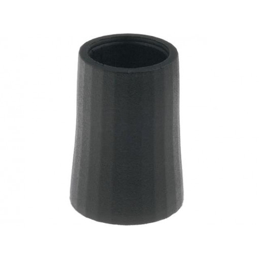 CL178812; Knob; conical; thermoplastic; Øshaft: 6mm; Ø12x17mm; black; push-in; CLIFF