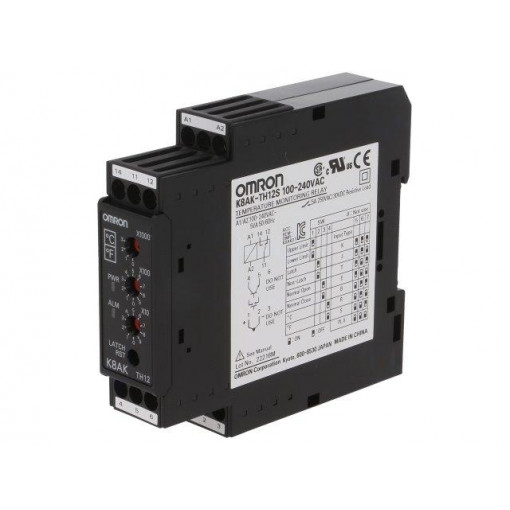 K8AK-TH12S 100-240VAC; Module: temperature monitoring relay; temperature; 100÷240VAC; OMRON