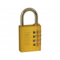 K11020D; Padlock; brass; 3 digit code,possibility of code changing; KASP