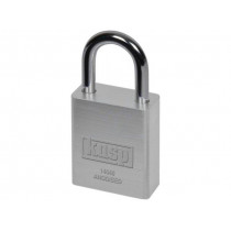 K14040SILD; Padlock; aluminium; hardened steel shackle,double bolted; gates; KASP