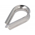 KAUS-10-A4; Thimble for rope; acid resistant steel A4; for rope; DIN6899; KRAFTBERG KAUS-10-A4; Thimble for rope; acid resistant steel A4; for rope; DIN6899; KRAFTBERG