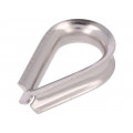 KAUS-8-A4; Thimble for rope; acid resistant steel A4; for rope; DIN6899; KRAFTBERG KAUS-8-A4; Thimble for rope; acid resistant steel A4; for rope; DIN6899; KRAFTBERG
