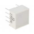 KB-2755YW; LED backlight; yellow; Lens: diffused,white; λd: 588nm; 15÷35mcd; KINGBRIGHT ELECTRONIC KB-2755YW; LED backlight; yellow; Lens: diffused,white; λd: 588nm; 15÷35mcd; KINGBRIGHT ELECTRONIC
