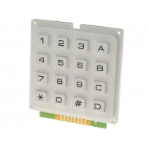 AK-1604-N-WWB; Keypad: plastic; No.of butt: 16; none; plastic; 200mΩ; 1N; 20mA; ACCORD