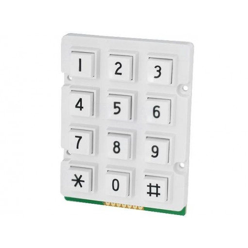 AK-207-N-WWB; Keypad: plastic; No.of butt: 12; none; plastic; 200mΩ; 1N; 20mA; ACCORD