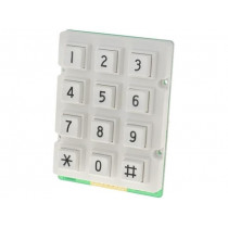 AK-207-N-WWB-WP; Keypad: plastic; No.of butt: 12; none; plastic; 200mΩ; 1N; 20mA; ACCORD