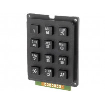 AK-304-A-BBW; Keypad: plastic; No.of butt: 12; none; plastic; 200mΩ; 1N; 20mA; ACCORD