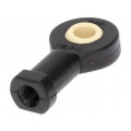 KBLM-06; Ball joint; Øhole: 6mm; Thread: M6; Mat: igumid G; Pitch: 1,0; L: 40mm; igus