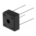KBPC801; Single-phase bridge rectifier; Urmax: 100V; If: 8A; Ifsm: 135A; THT; DIOTEC SEMICONDUCTOR