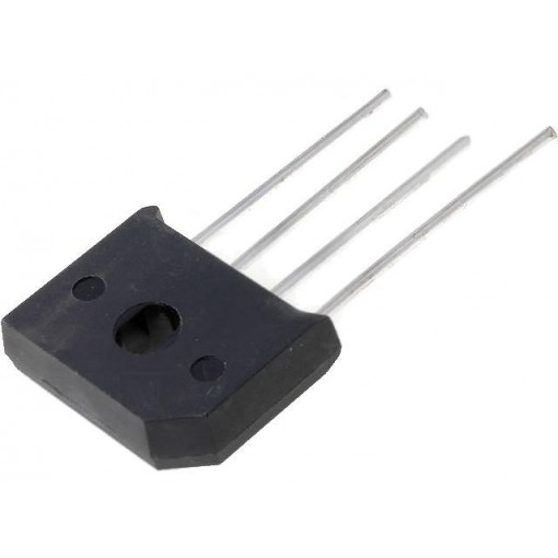 KBU10A; Single-phase bridge rectifier; Urmax: 50V; If: 10A; Ifsm: 250A; KBU; DC COMPONENTS