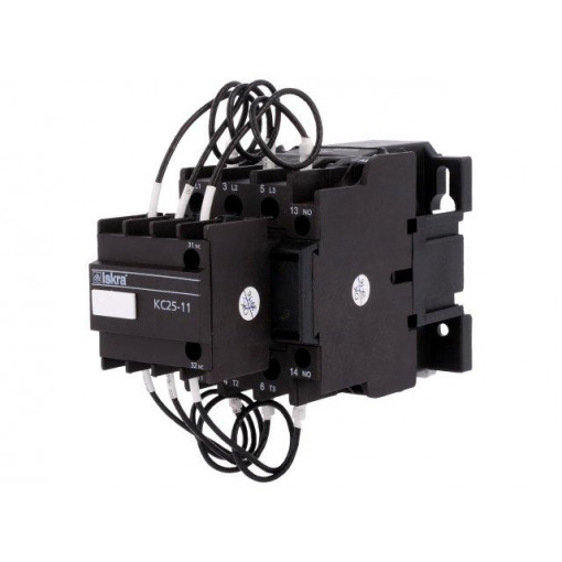 KC25-11; Contactor: 3-pole; Mounting: DIN; Application: for capacitors; ISKRA KC25-11; Contactor: 3-pole; Mounting: DIN; Application: for capacitors; ISKRA