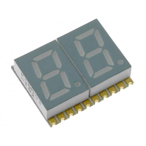 KCDA03-102; Display: LED; 7-segment; 7.62mm; 0.3 KCDA03-102; Display: LED; 7-segment; 7.62mm; 0.3