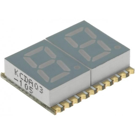 KCDA03-105; Display: LED; 7-segment; 7.62mm; 0.3 KCDA03-105; Display: LED; 7-segment; 7.62mm; 0.3